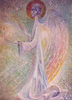 Жмайло Александр "Перламутровый ангел" холст / масло (61см х 48 см) Год создания: 1999