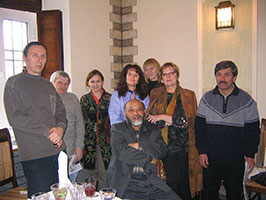 Встреча с представителями посольства с предложением провести серию выставок Самаркандских художников в здании консульства в Ташкенте. Март 2007г.