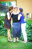 Наталья с дочерьми Ларисой и Лерой.2010г.