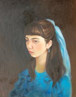 Портрет "Азизы" 53х43 х/м №48